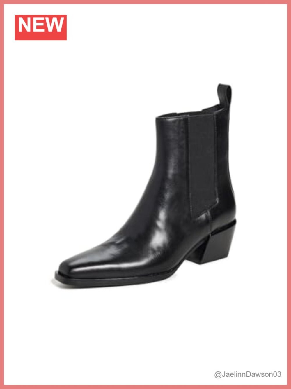 Recycled Materials Chelsea Ankle Boots Ortholite Insole Pointed Toe 2in Stacked